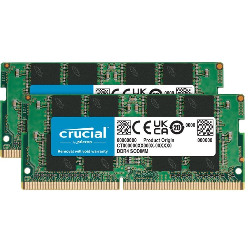 Crucial　SODIMM DDR4 32GB　2枚セット Crucial 32GB DDR4-3200 SODIMM メモリー 2枚セット