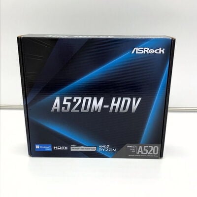【白山FM松任店】中古  ASRock A520M-HDV (A520 AM4 mATX DDR4) 143667 