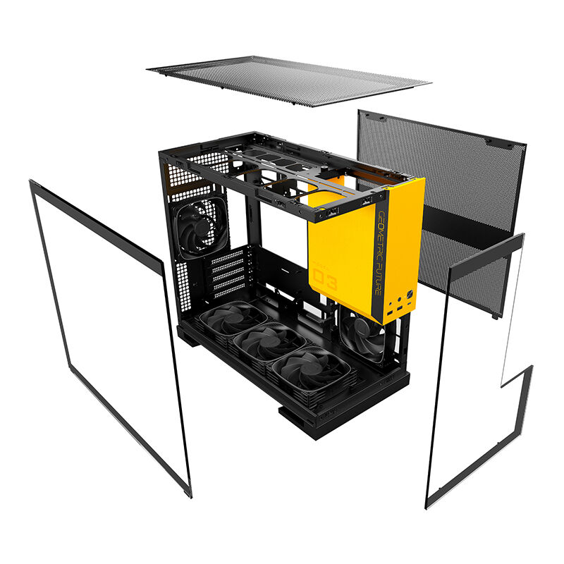 Geometric Future MODEL 3 with 5FAN GF-M3-YB PLUS (MicroATX ガラス