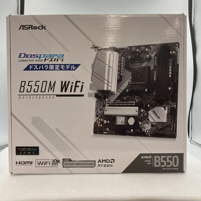 【新潟店】中古  ASRock B550M WiFi (B550 AM4 mATX DDR4) 3290006837 