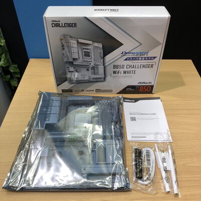 【甲府飯田店】中古  ASRock B850 Challenger WiFi White (B850 AM5 ATX DDR5) 4720002055 