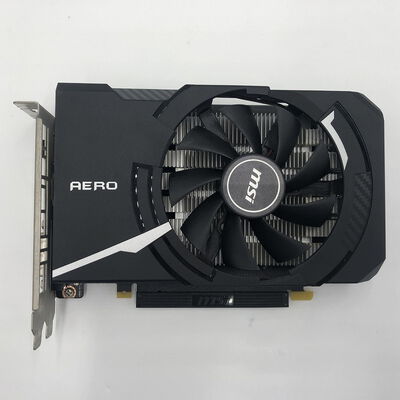 【盛岡都南店】中古  MSI GeForce GTX 1650 D6 AERO ITX 4G OCV1(GTX1650 4G ) 4580001455