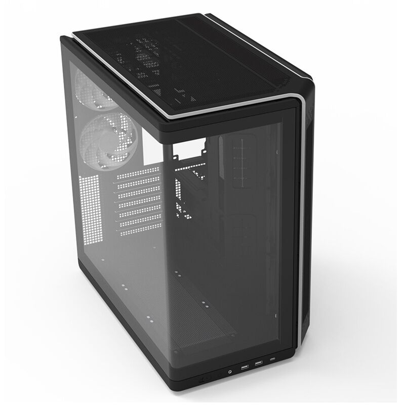 ZALMAN P60 Black (ATX ガラス ブラック) ｜ パソコン通販のドスパラ