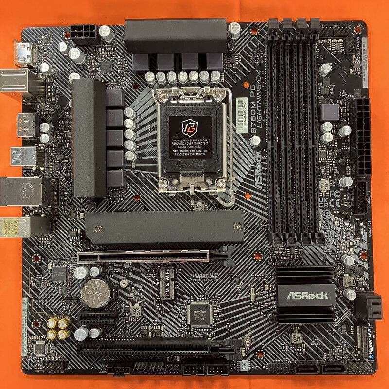 ASRock B760M PG LIGHTNING/D4 [使用期間 3ヶ月] ASRock B760M PG