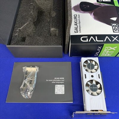 【横浜駅前店】中古  玄人志向 GK-RTX3050-E6GB/WHITE/LP (RTX3050 6GB) 166371 