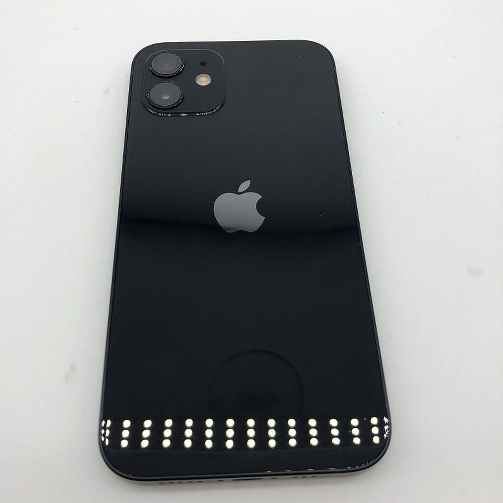 中古 【docomo】Apple iPhone12 6.1インチ 256GB (ブラック) MGJ03J/A