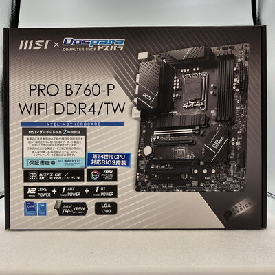 【新潟店】中古  MSI PRO B760-P WIFI DDR4/TW (B760 1700 ATX DDR4) 3290007284 