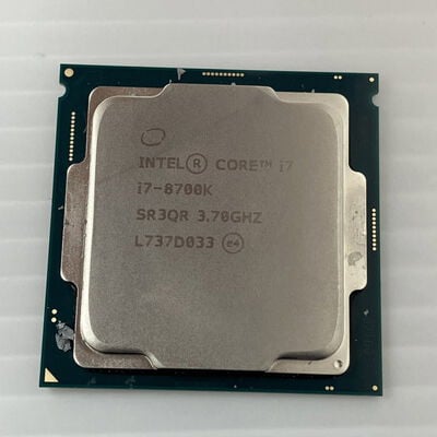 【秋葉原本店】中古  INTEL Core i7 8700K (1151/3.70GHz/12M/C6/T12) 136197 
