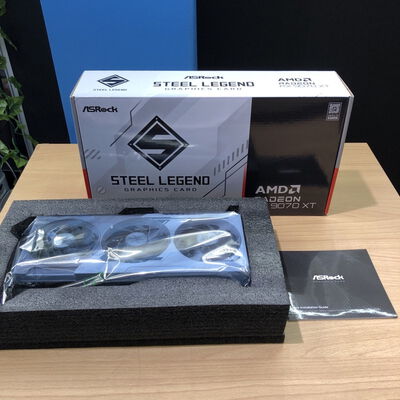 【甲府飯田店】中古  ASRock RX9070XT SL 16G Steel Legend 16GB (RX9070XT 16G) 176937 