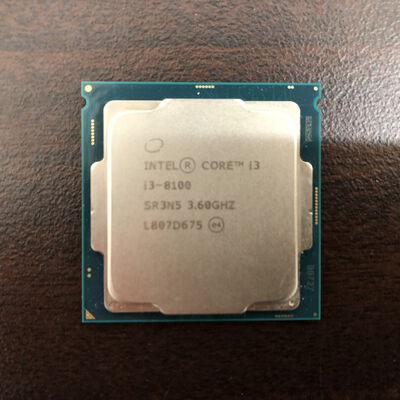 【福山ココローズ店】中古  INTEL Core i3 8100 (1151/3.60GHz/6M/C4/T4) 136202 