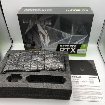 【甲府飯田店】中古  ZOTAC ZT-T20710F-10P (RTX2070 SUPER 8G Twin) 140101 