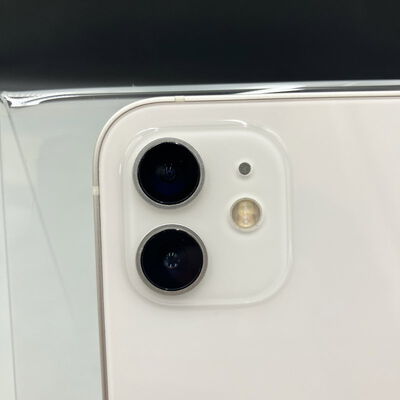 【熊本浜線店】中古  【SIMロック解除済み】【SoftBank】Apple iPhone12 6.1インチ 64GB (ホワイト) MGHP3J/A 155553 