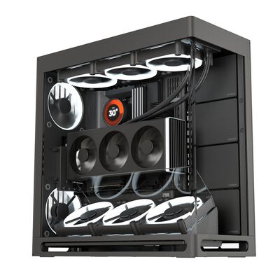 HAVN  HS 420 VGPU Edition Black HVN-CA-HS420-08 (E-ATX ガラス ブラック) 