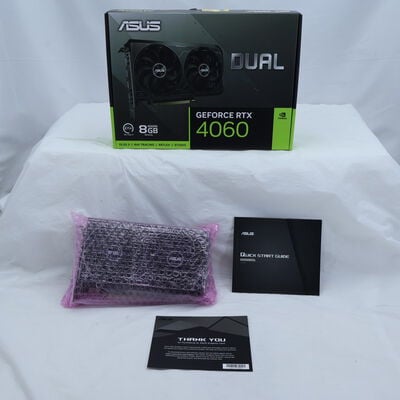 【通販センター】中古  ASUS DUAL-RTX4060-8G-V2（RTX4060 8GB） 3480042816 
