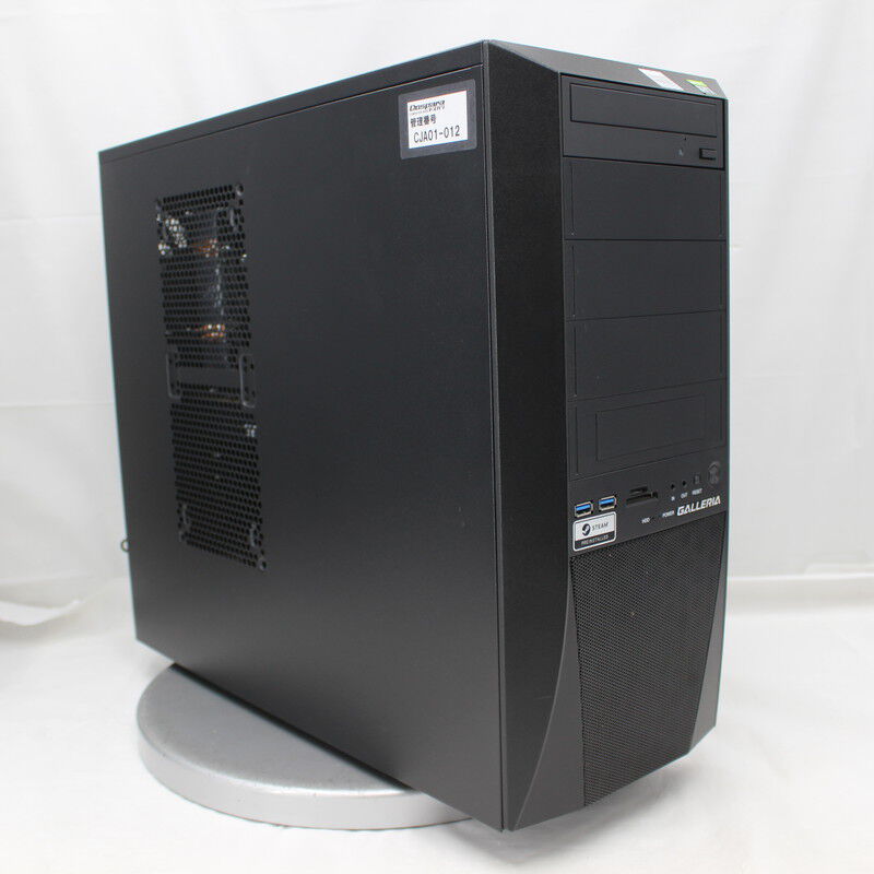 中古 THIRDWAVE GALLERIA KT(Intel Core i9 9900K/16GB/SSD256GB/なし