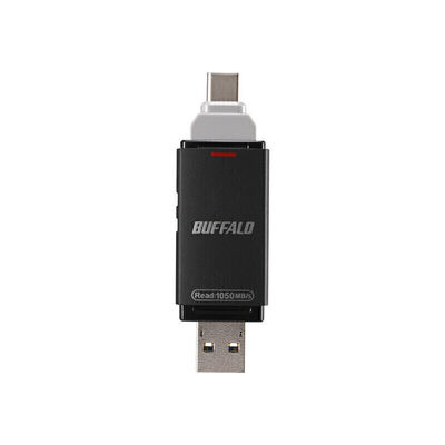 BUFFALO  SSD-SDH500U3BA/D (USB3.2 Gen2 ポータブルSSD 500GB) 