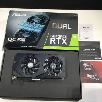 【松山環状枝松店】中古  ASUS DUAL-RTX2060-O6G-EVO(RTX2060 6GB PCI-E) 4560001870 