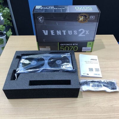 【甲府飯田店】中古  MSI GeForce RTX 5070 12G VENTUS 2X OC（RTX5070 12GB） 3480038813 