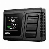 EZDIY  ALPHA TS13 - ATX 3.1 12V-2x6 Temp-Sensing U-Shape GPU Power Adapter - Black - RVS EZDPI248-2 (リバースモデル ブラック) 