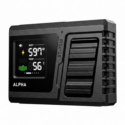 EZDIY  ALPHA TS13 - ATX 3.1 12V-2x6 Temp-Sensing U-Shape GPU Power Adapter - Black - RVS EZDPI248-2 (リバースモデル ブラック) 
