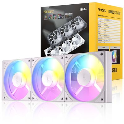 Antec  C120 ARGB White_3PK (3個パック ホワイト)