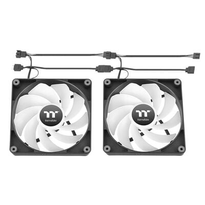 Thermaltake  CT120 Reverse ARGB Sync PC Cooling Fan 2 Pack CL-F173-PL12SW-A (2個パック ブラック) 