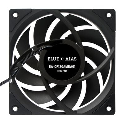AINEX  BA-CF120AMBA01 (銅軸FDBケースファン120mm 静音・高耐久PWMタイプ 1800rpm) 