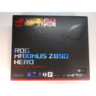 【前橋ｲﾝﾀｰｱｶﾏﾙ店】中古  ASUS ROG MAXIMUS Z890 HERO (Z890 1851 ATX DDR5) 172174 