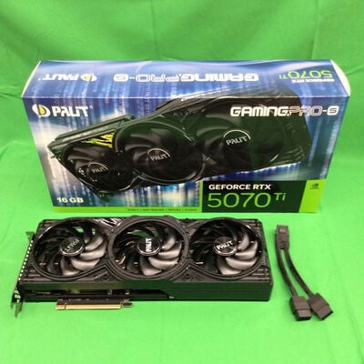 【川崎店】中古  Palit NE7507T019T2-GB2031U(RTX5070Ti 16GB GamingPro-S) 188931 