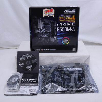 【通販センター】中古  ASUS PRIME B550M-A (B550 AM4 mATX DDR4) 142903 