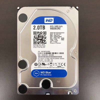 【長野稲里店】中古  W.D WD20EZRZ(SATA3 5400ｒｐｍ64MB 2TB) 5110000811 