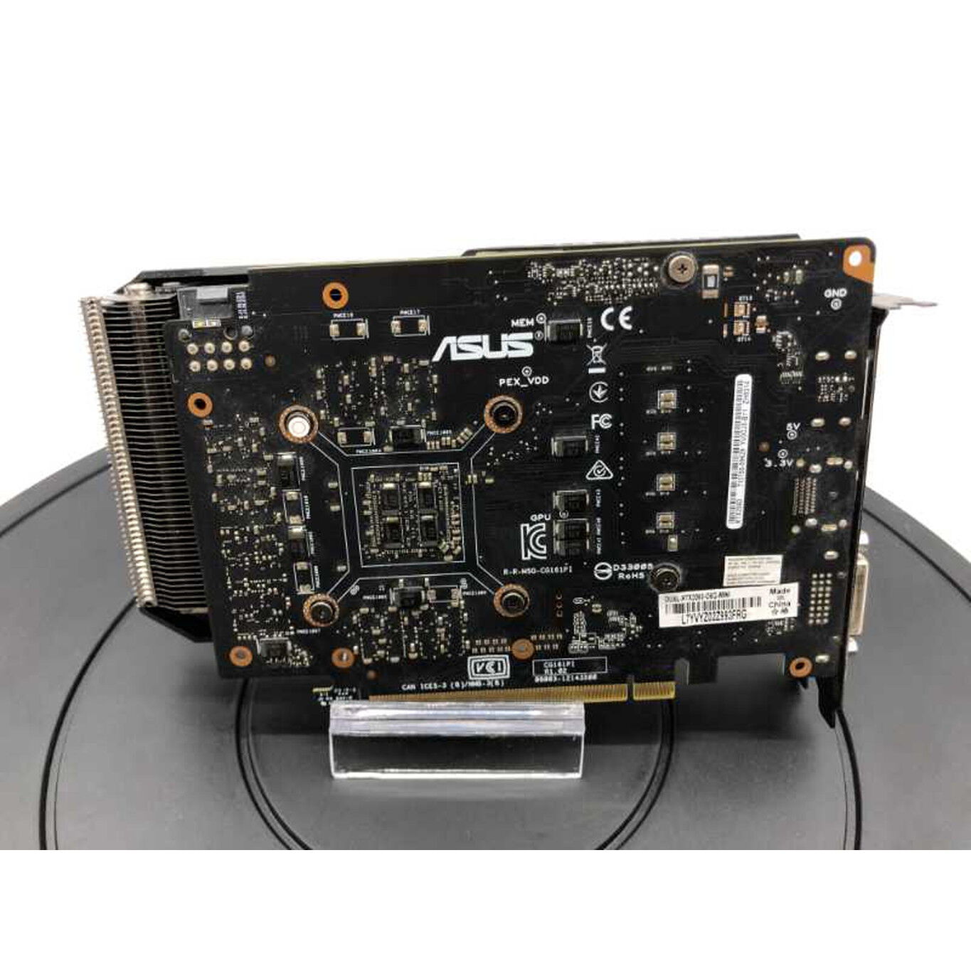 中古 ASUS DUAL-RTX2060-O6G-MINI(RTX2060 6GB) 4640002839 （358903