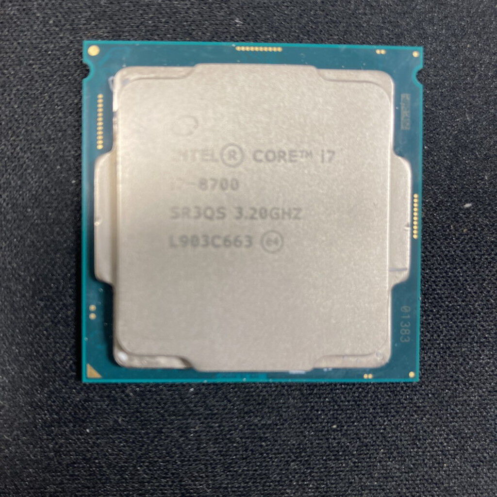 中古 INTEL Core i7 8700 (1151/3.20GHz/12M/C6/T12) 136198 （318153
