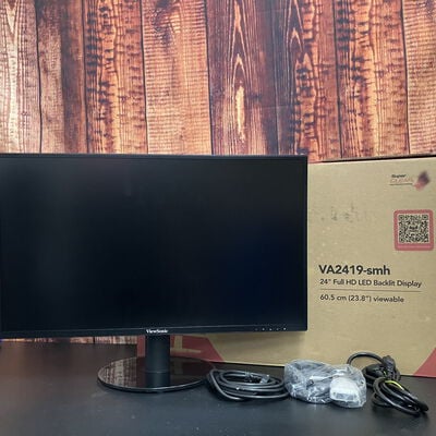 【富士青葉店】中古  Viewsonic VA2419-SMH-7 (23.8”W 1A1H 5ms IPS) 182907 