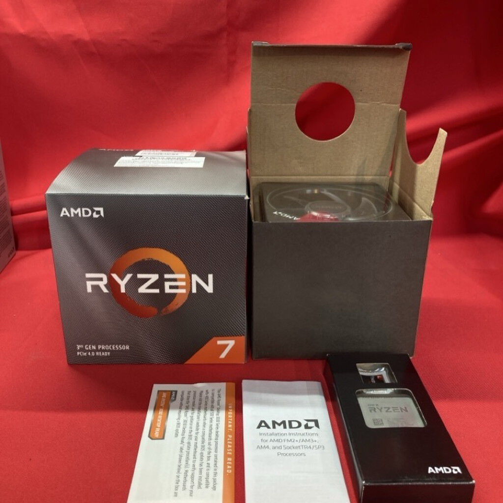【動作確認済み】AMD Ryzen 7 3800X 中古品 AMD Ryzen 7 3800X BOX 第3世代 AMD Ryzen Socket AM4 / 8コア16