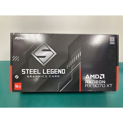 【富山本郷店】中古  ASRock RX9070XT SLD 16G Steel Legend Dark 16GB (RX9070XT 16G) 176936 