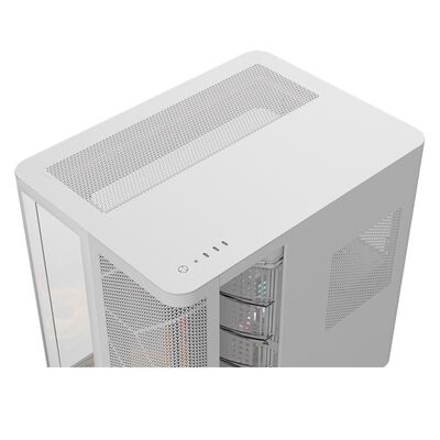 Corsair  AIR 5400 LX-R iCUE LINK Tempered Glass White CC-9011321-WW (E-ATX ガラス ホワイト) 