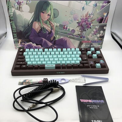 【宇都宮鶴田店】中古  VSPO! GEAR ゲーミングキーボード　八雲べにEdition 5280001743 