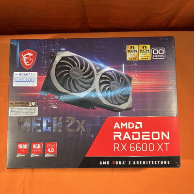 【なんば店】中古  MSI Radeon RX 6600 XT MECH 2X 8G OC (RX6600XT 8G) 3280022075 