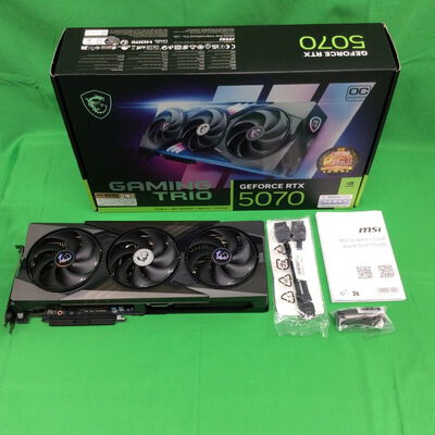【川崎店】中古  MSI GeForce RTX 5070 12G GAMING TRIO OC (RTX5070 12G) 176908 