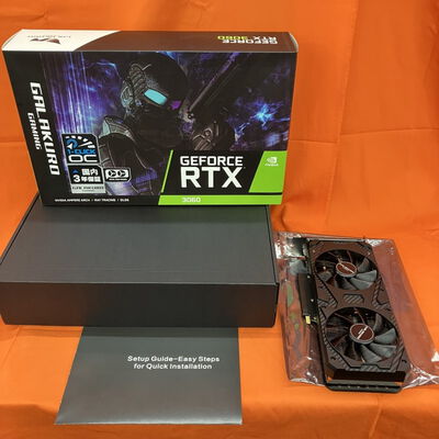 【なんば店】中古  玄人志向 GG-RTX3060-E12GB/OC/DF (RTX3060 12GB) 144779 