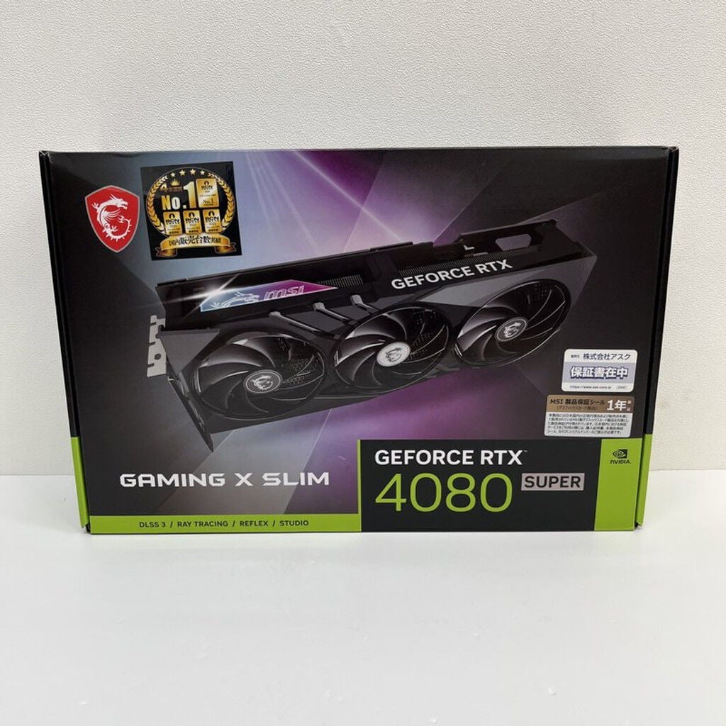 中古 MSI GeForce RTX 4080 SUPER 16G GAMING X SLIM (RTX4080 SUPER