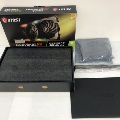 【徳島住吉店】中古  MSI GeForce RTX 2080 Ti GAMING X TRIO (RTX2080Ti) 138193 