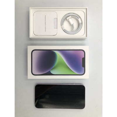 【水戸赤塚店】中古  【国内版SIMフリー】Apple iPhone14 6.1インチ 256GB (パープル) MPW93J/A 154909 