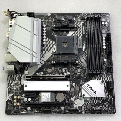 【甲府飯田店】中古  ASRock B550M WiFi (B550 AM4 mATX DDR4) 4720001765 