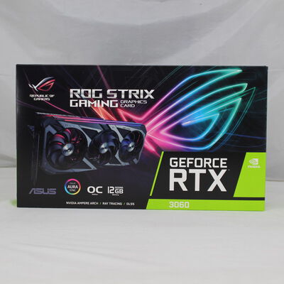 【通販センター】中古  ASUS ROG-STRIX-RTX3060-O12G-GAMING（RTX3060 12GB） 3480035265 