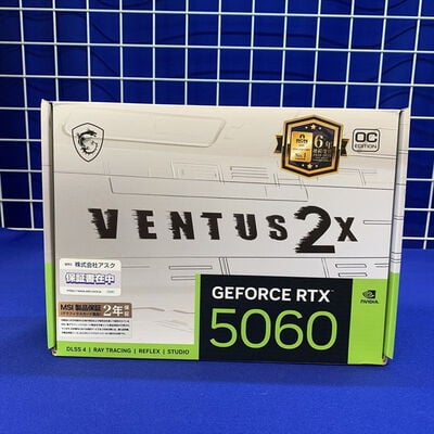 【横浜駅前店】中古  MSI GeForce RTX 5060 8G VENTUS 2X OC WHITE 188977 