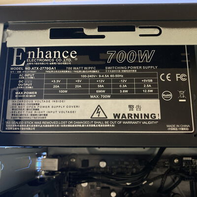 【神戸・三宮店】中古  iiyama LEVEL ∞(AMD Ryzen 5 3600/16GB/SSD2TB/DVDマルチ/NVIDIA GeForce RTX 2070 SUPER 8GB/W11H64 MAR) 179690 