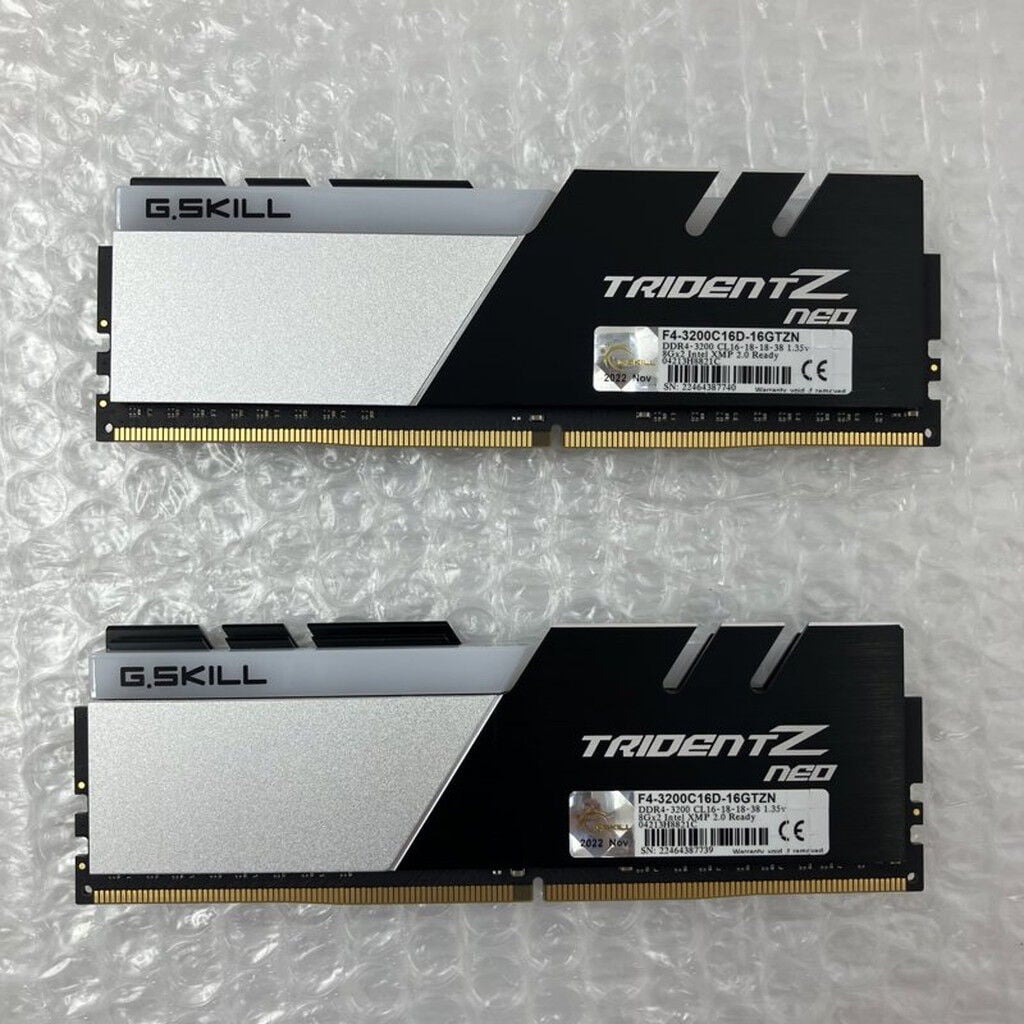 中古 GSK F4-3200C16D-16GTZN (DDR4-3200 8GBx2) 3410015241 （374817