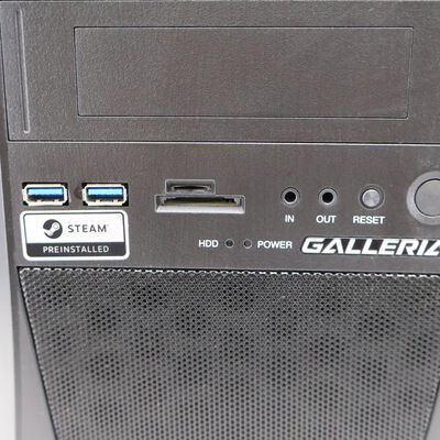 【通販センター】中古  THIRDWAVE GALLERIA KT(Intel Core i7 9700K/16GB DDR4 (PC4)/SSD500GB/BD-RE/NVIDIA GeForce RTX 2070 SUPER 8GB/W11H64 MAR) 201415 